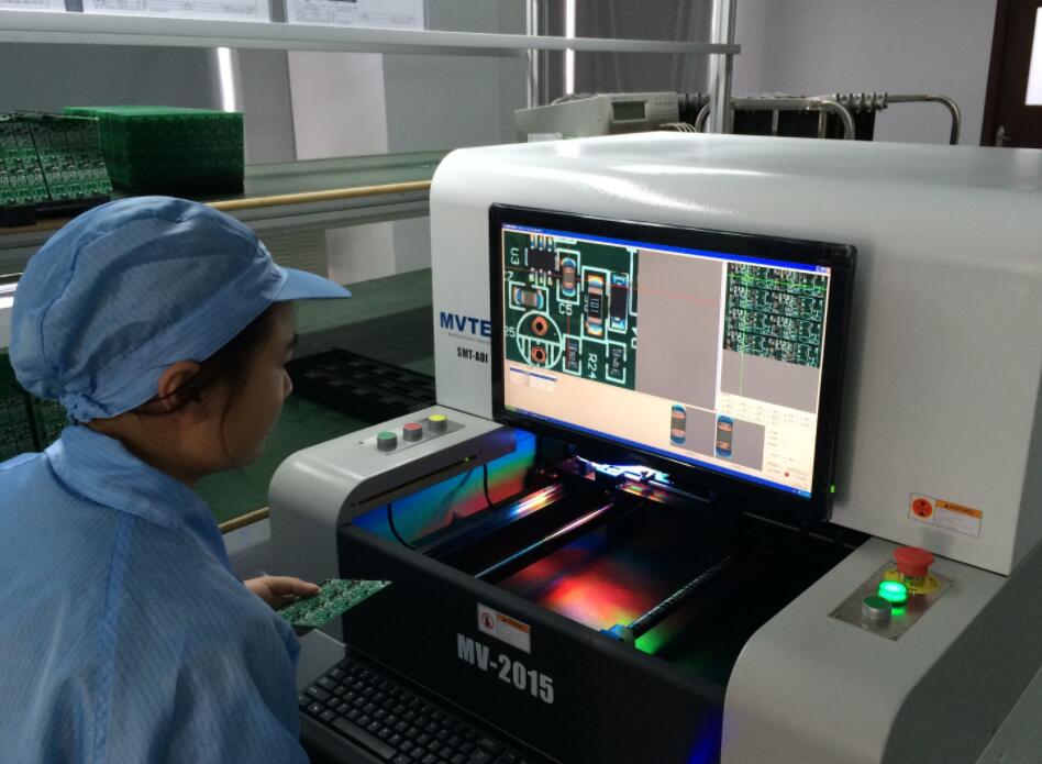 图1:AOI设备在SMT产线中的实际应用